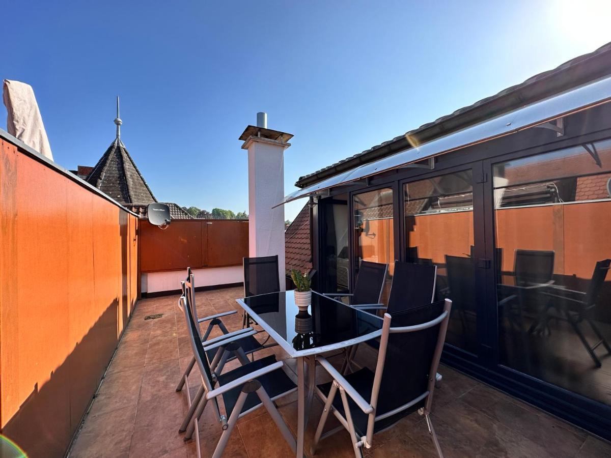 Amao-Green I 90Qm I Penthouse Maisonette Mit Rooftop I City Center I King-Size Betten 拉尔 外观 照片
