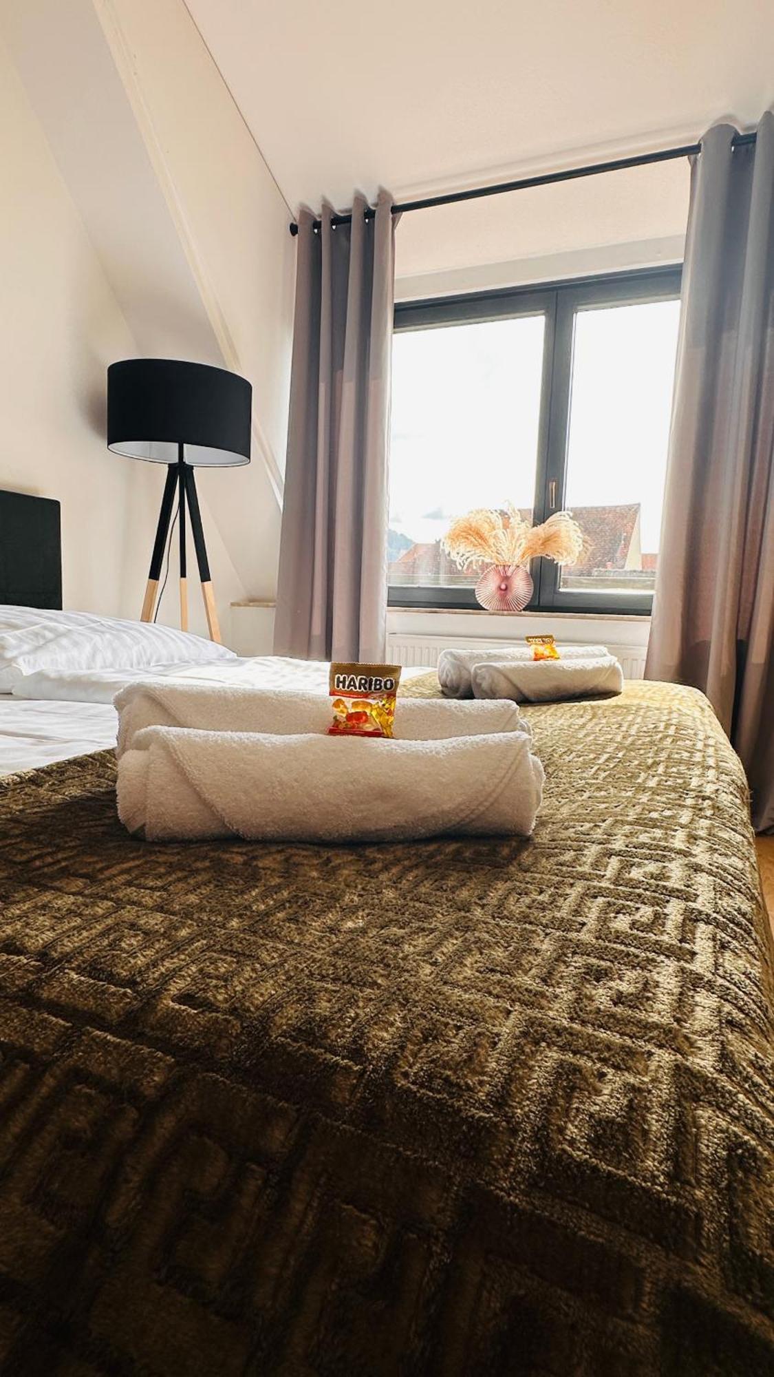 Amao-Green I 90Qm I Penthouse Maisonette Mit Rooftop I City Center I King-Size Betten 拉尔 外观 照片
