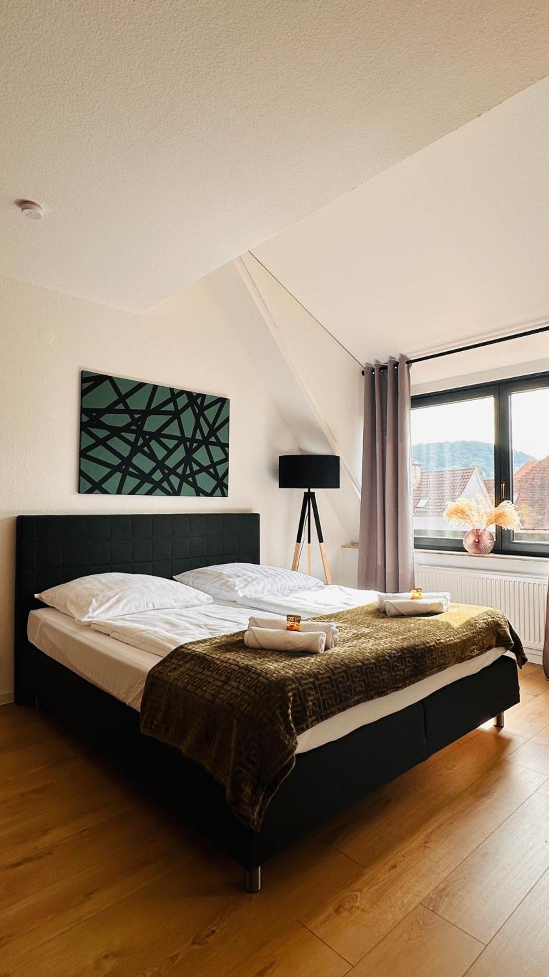 Amao-Green I 90Qm I Penthouse Maisonette Mit Rooftop I City Center I King-Size Betten 拉尔 外观 照片